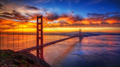 Golden Gate Bridge-Tin San Francisco