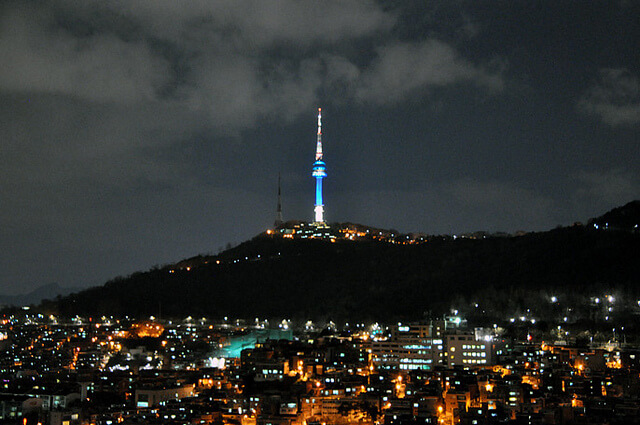namsan tower-korea trip
