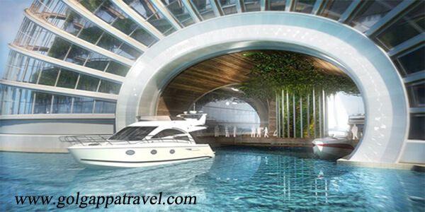 floating hotel in china